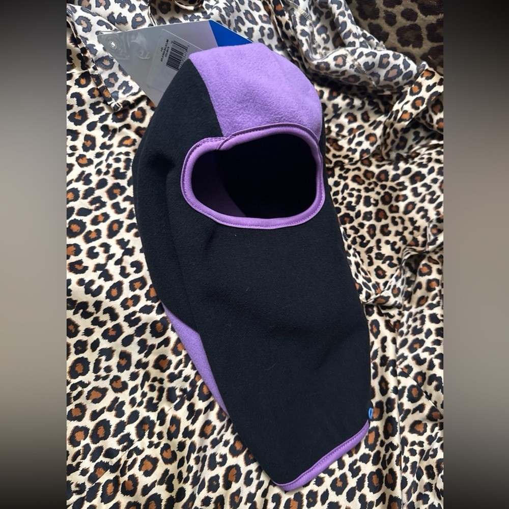 Black and Purple Winter Warm Face Shield Gear Wind Resistant